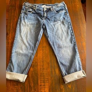 Silver boyfriend jeans